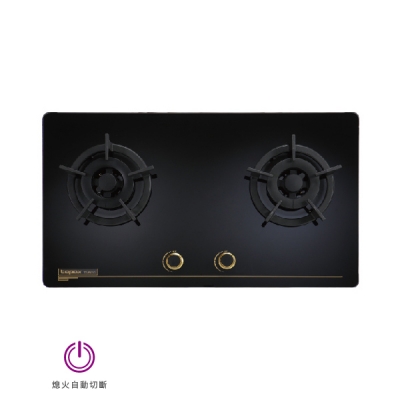 金綻系列-高熱效二口玻璃檯面爐 | TG-8503G