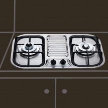 雙口檯面爐(防空燒) | JT-2201